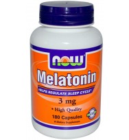 Melatonin 3 mg 180 caps NOW